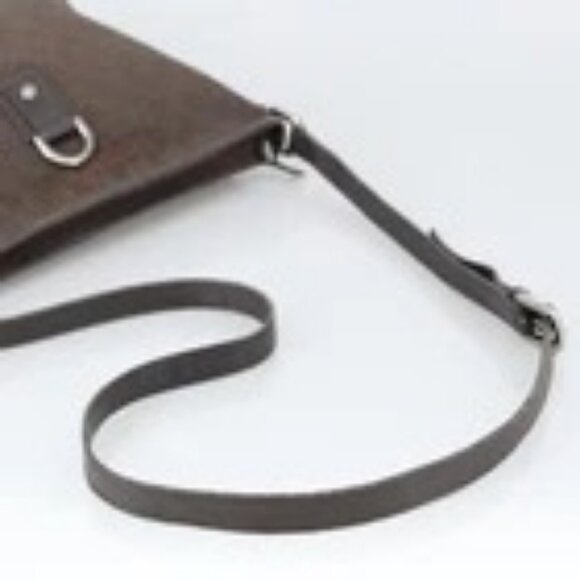 GUCCI GG Canvas Abbey Shoulder Bag Outlet Dark Brown Silver 268642 Auth bs20652 - Picture 8 of 16